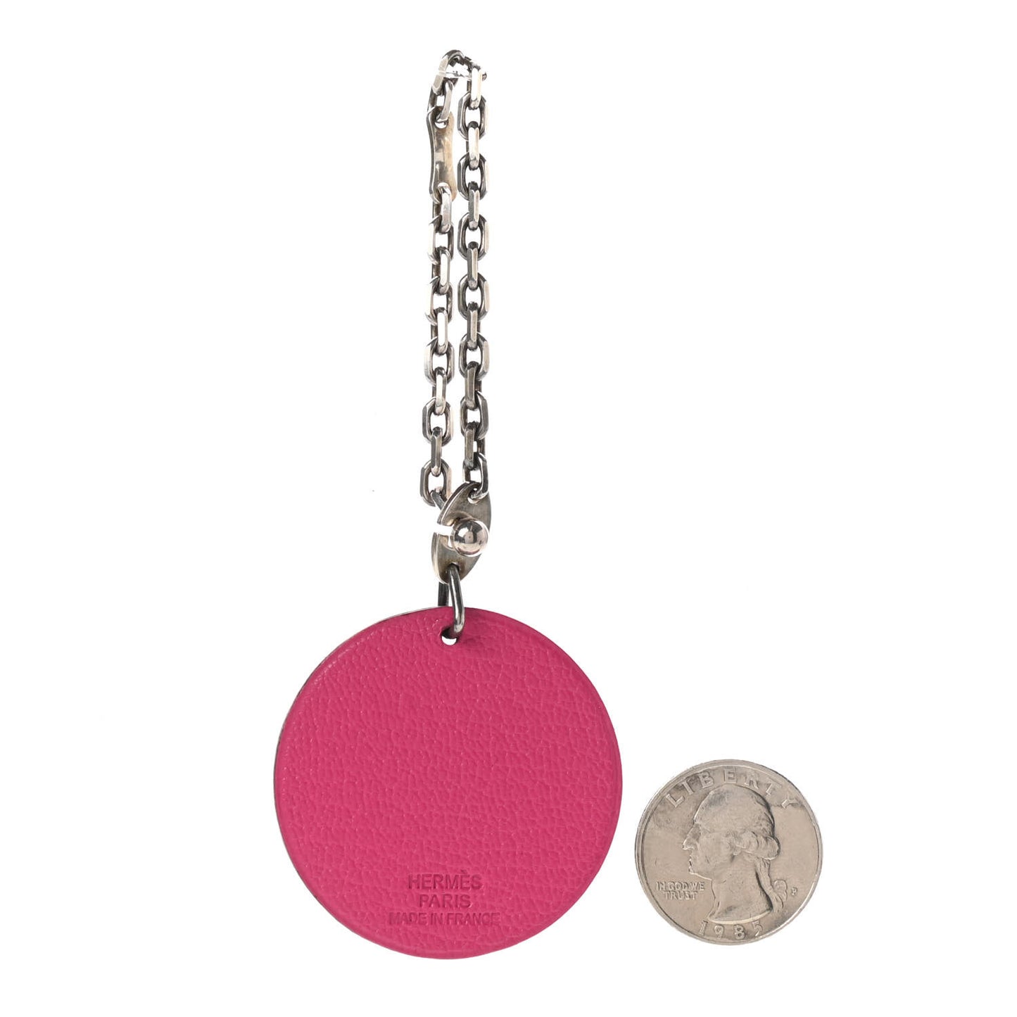 Chevre Mysore Pig Key Chain Pink Rose Shocking
