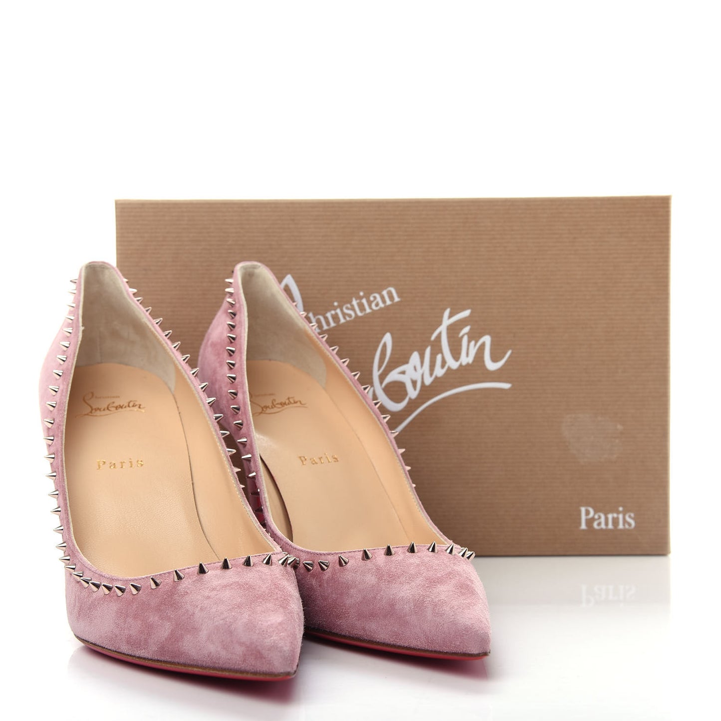 Veau Velours Anjalina 85 Pumps 41 Pink Bronze