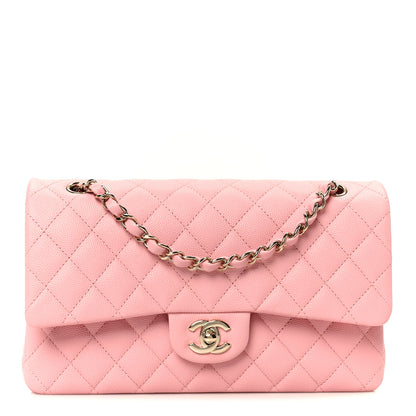 Chanel Caviar Quilted Medium Double Flap Light Pink 1 of 11