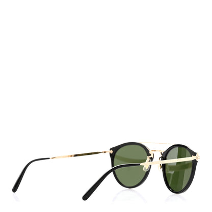 Oliver Peoples Acetate Remick Round Sunglasses OV5349S Black Green 4 of 6
