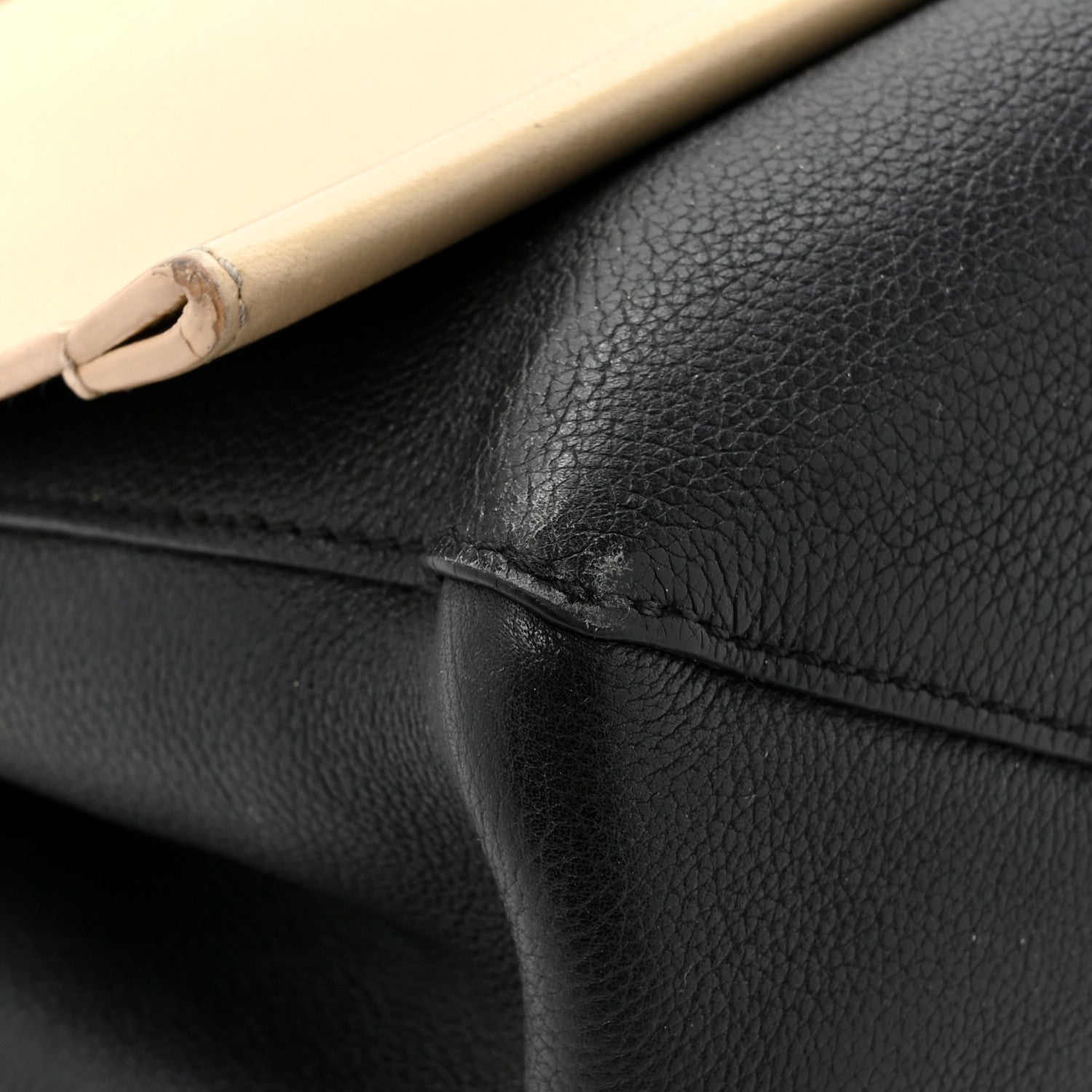 Louis Vuitton Soft Calfskin Lockme II Top Handle Vanille Black 14 of 21