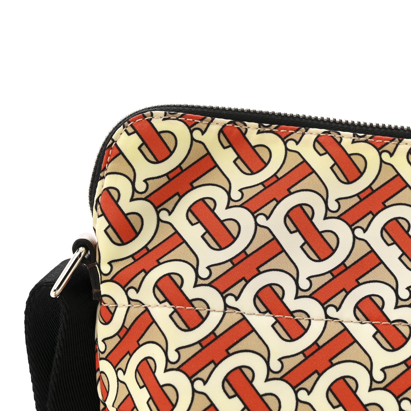 Nylon Monogram Crossbody Vermillion