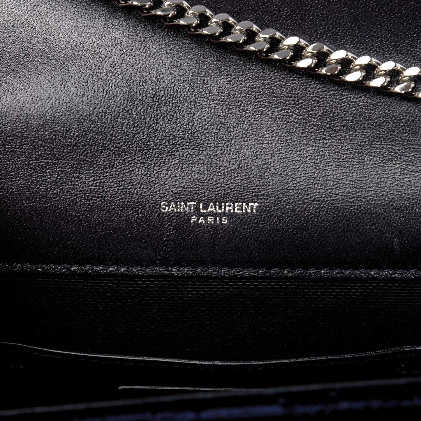 Velvet Matelasse Triquilt Small Monogram Satchel Navy