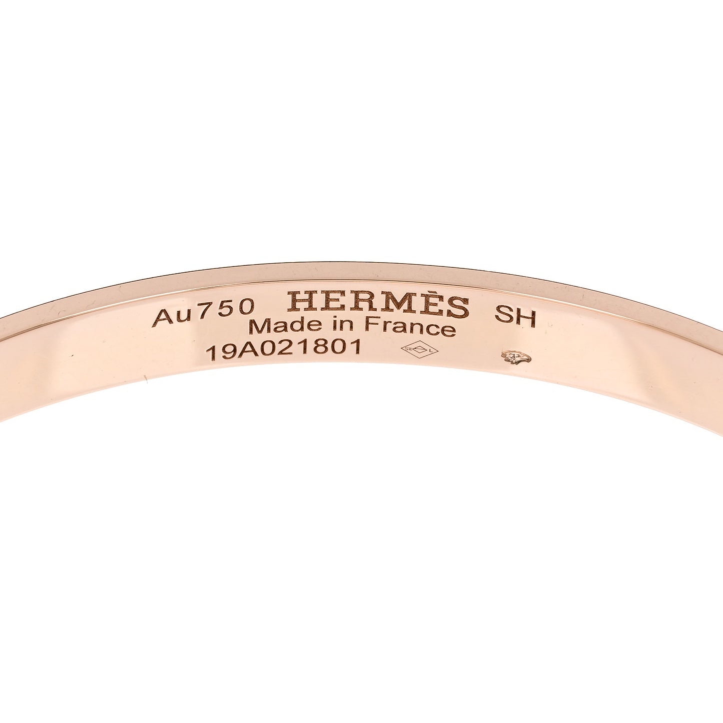 18K Rose Gold Black Spinel PM Kelly Bracelet SH