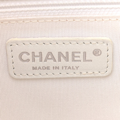 Chanel Caviar Quilted Grand Shopping Tote GST White 6 of 11