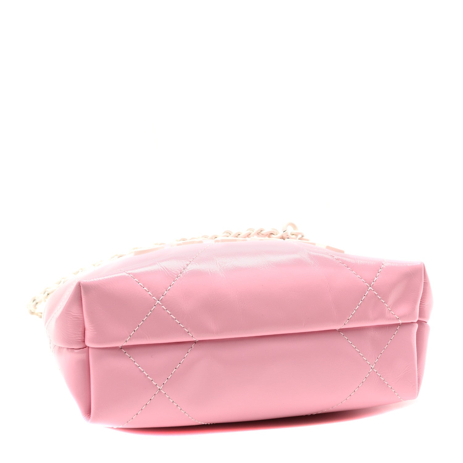 Chanel Patent Gradient Calfskin Quilted Mini Chanel 22 White Light Pink 4 of 11