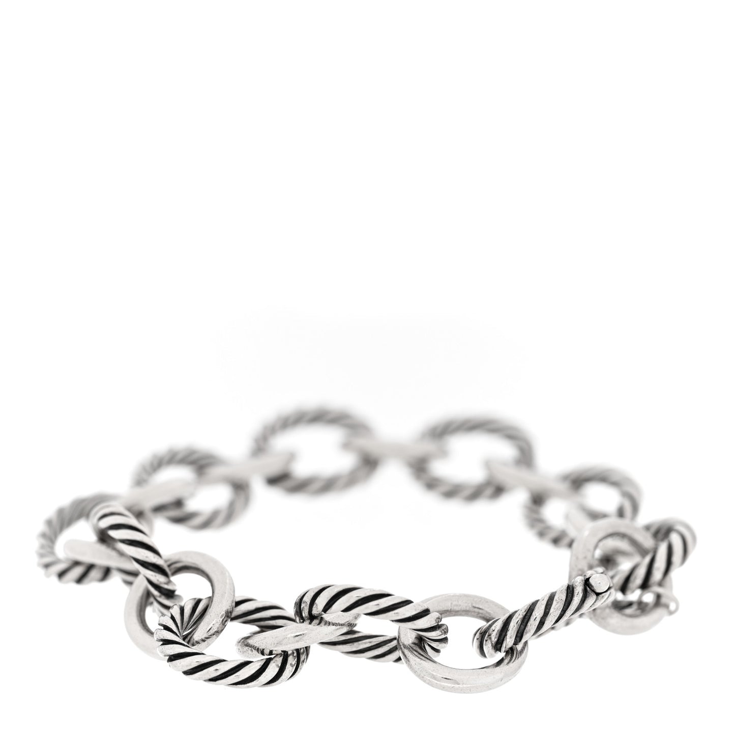 Sterling Silver 12mm Large Oval Link Bracelet