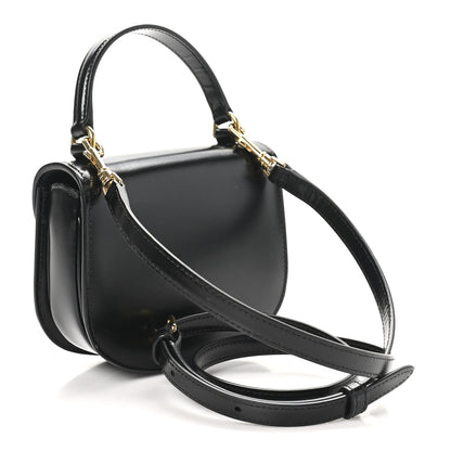 Celine Shiny Calfskin Triomphe Mini Besace Clea Black 3 of 9