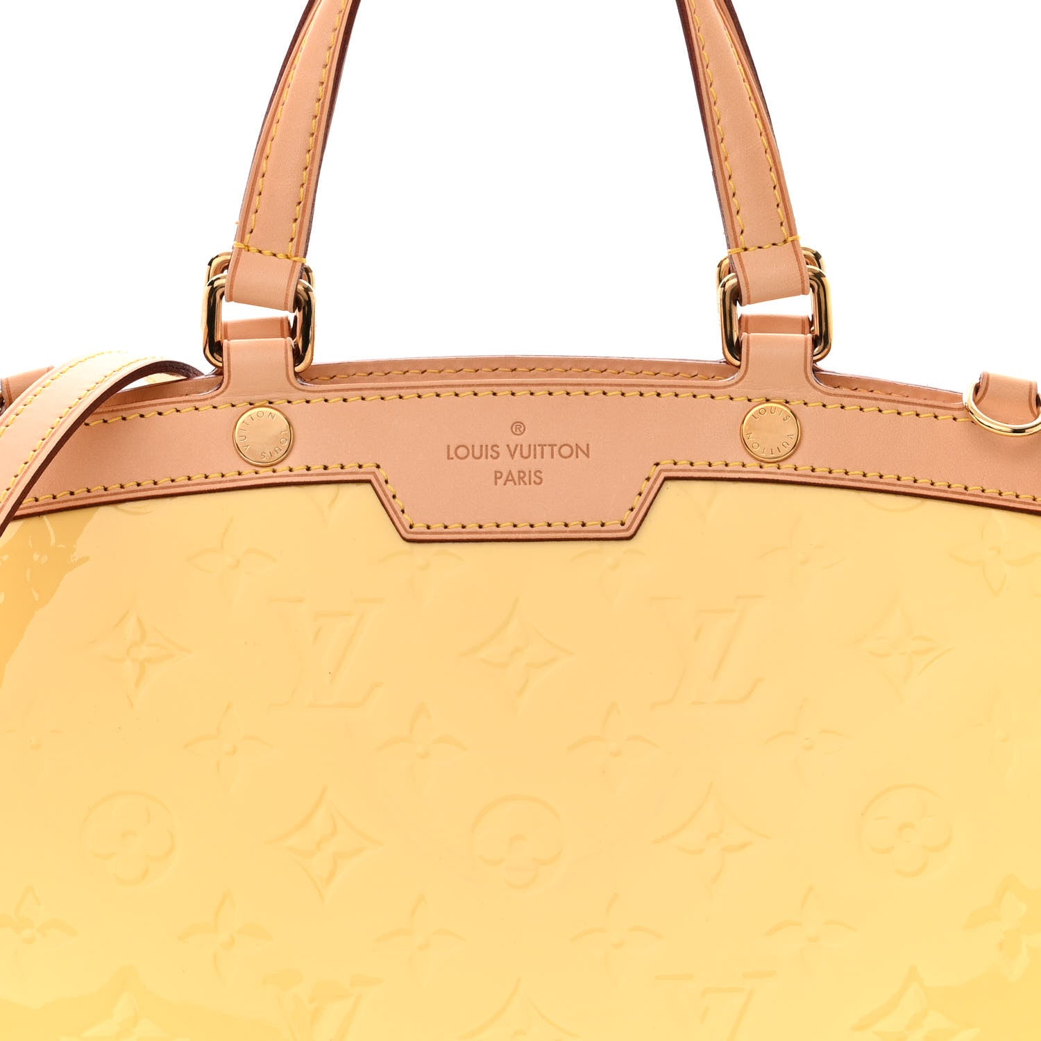 Louis Vuitton Vernis Brea MM Citrine 8 of 11