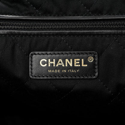 Chanel Calfskin Quilted Small Chanel 22 Black 6 of 11
