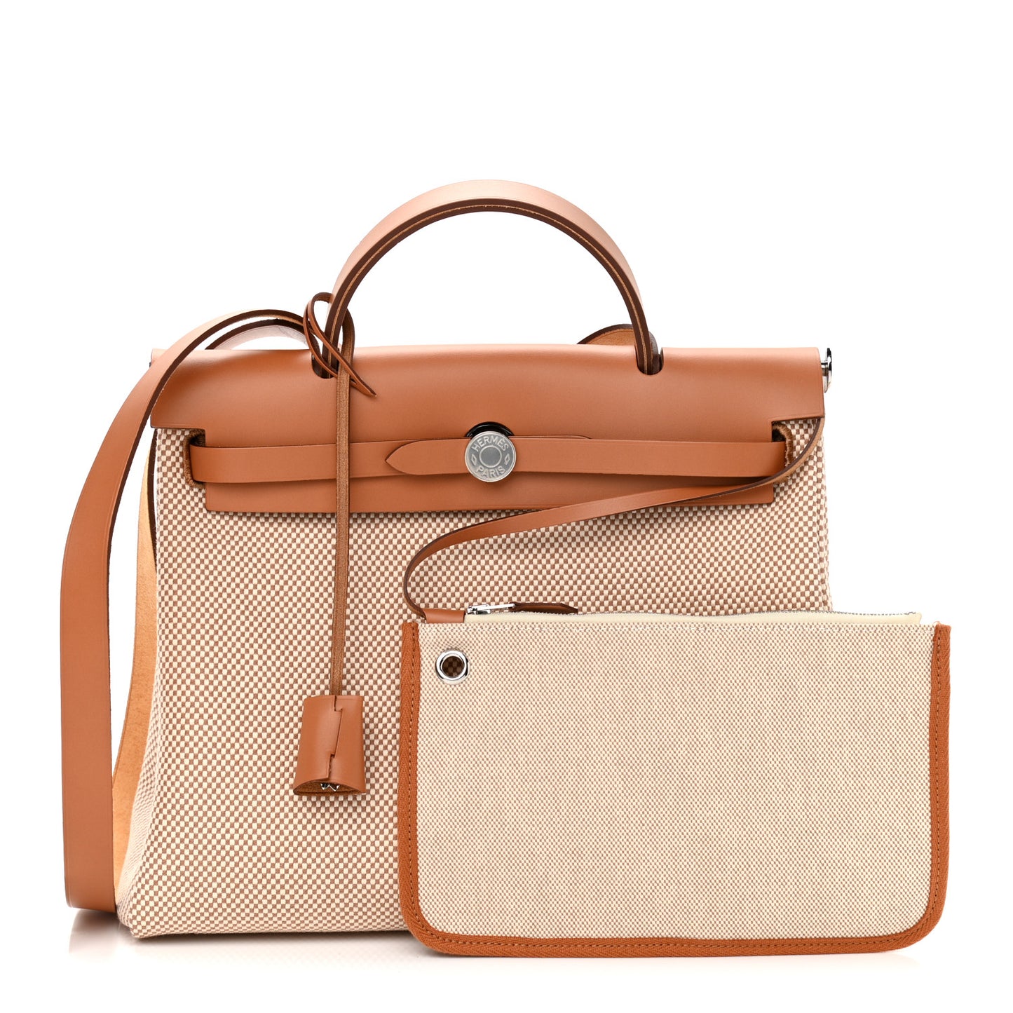 Vache Hunter Criss Viking Herbag Zip Retourne 31 PM Ecru Beige Naturel
