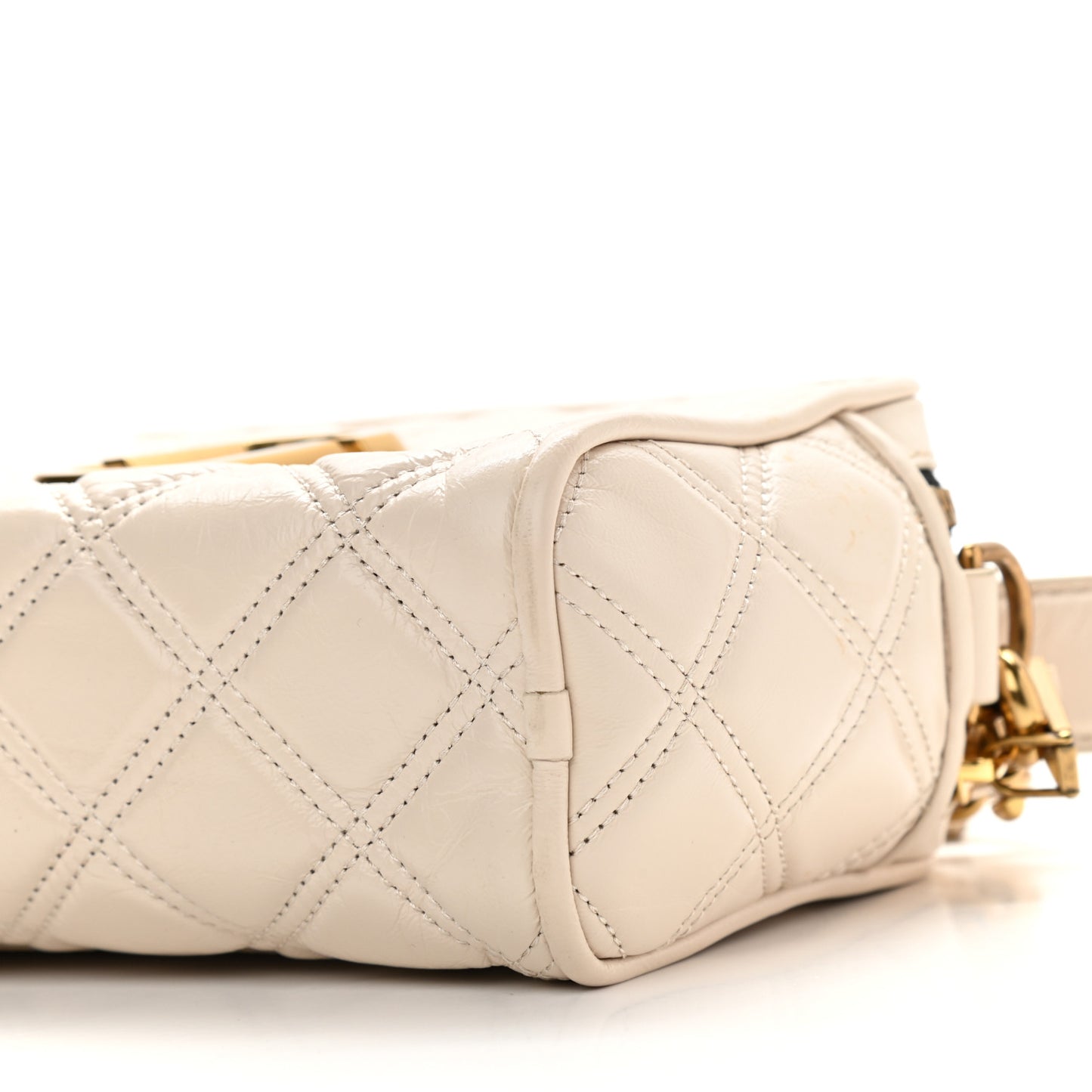 Calfskin Quilted The Softshot 21 Bag Ivory