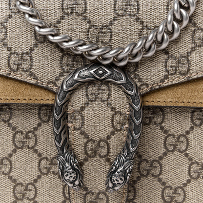 Gucci GG Supreme Monogram Mini Dionysus Shoulder Bag Taupe 8 of 13