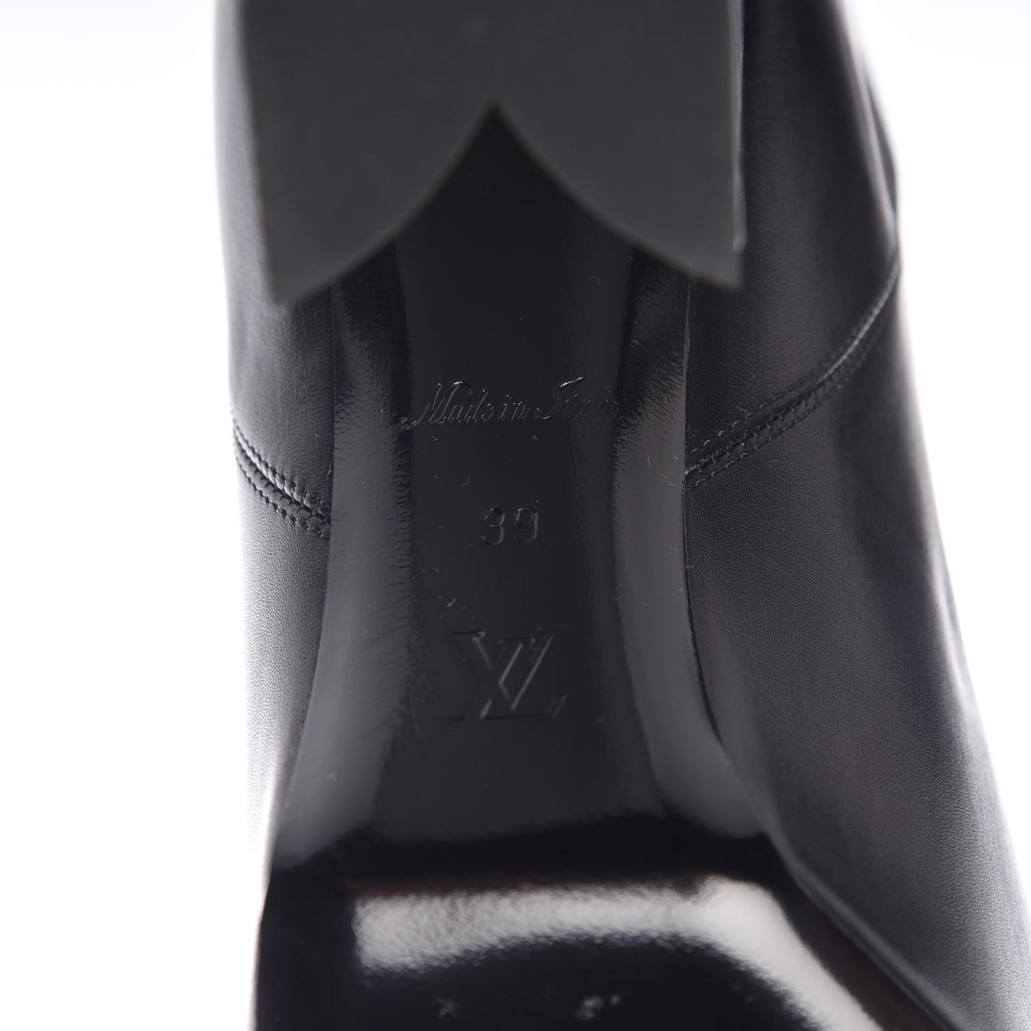 Calfskin Matchmake Ankle Boot 39 Black