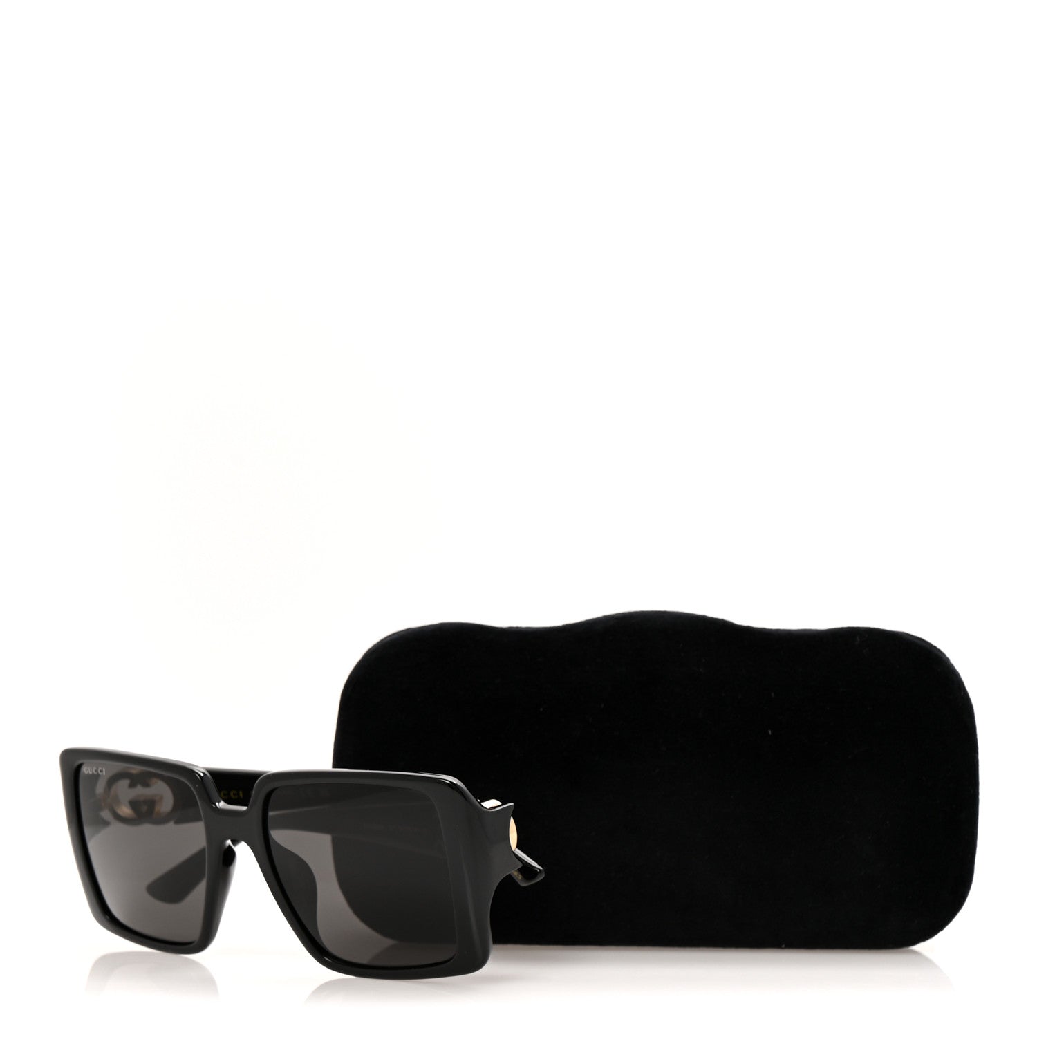Gucci Acetate Square Sunglasses GG1692SA Black 9 of 9