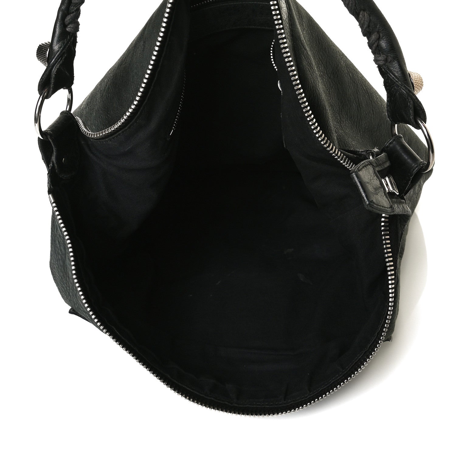 Balenciaga Chevre Giant 21 Silver Hardware Day Hobo Black 4 of 27