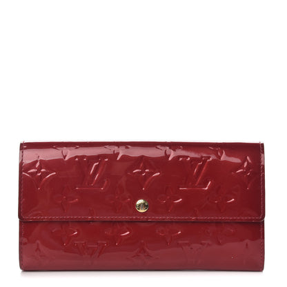 Louis Vuitton Vernis Sarah Wallet Pomme D'Amour 1 of 9