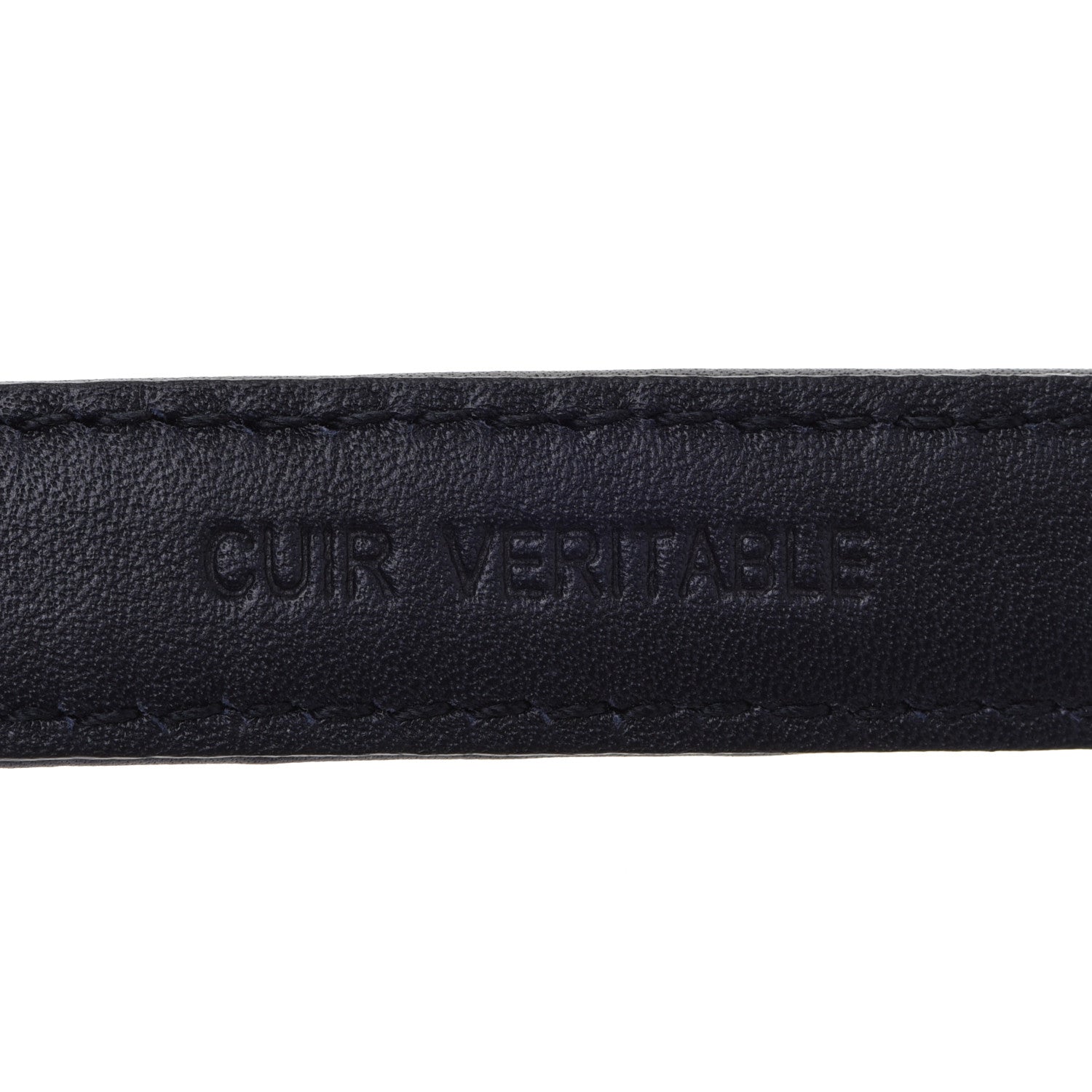 Chanel Calfskin Quilted CC Belt 70 Navy 5 of 8