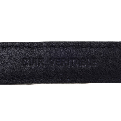 Chanel Calfskin Quilted CC Belt 70 Navy 5 of 8