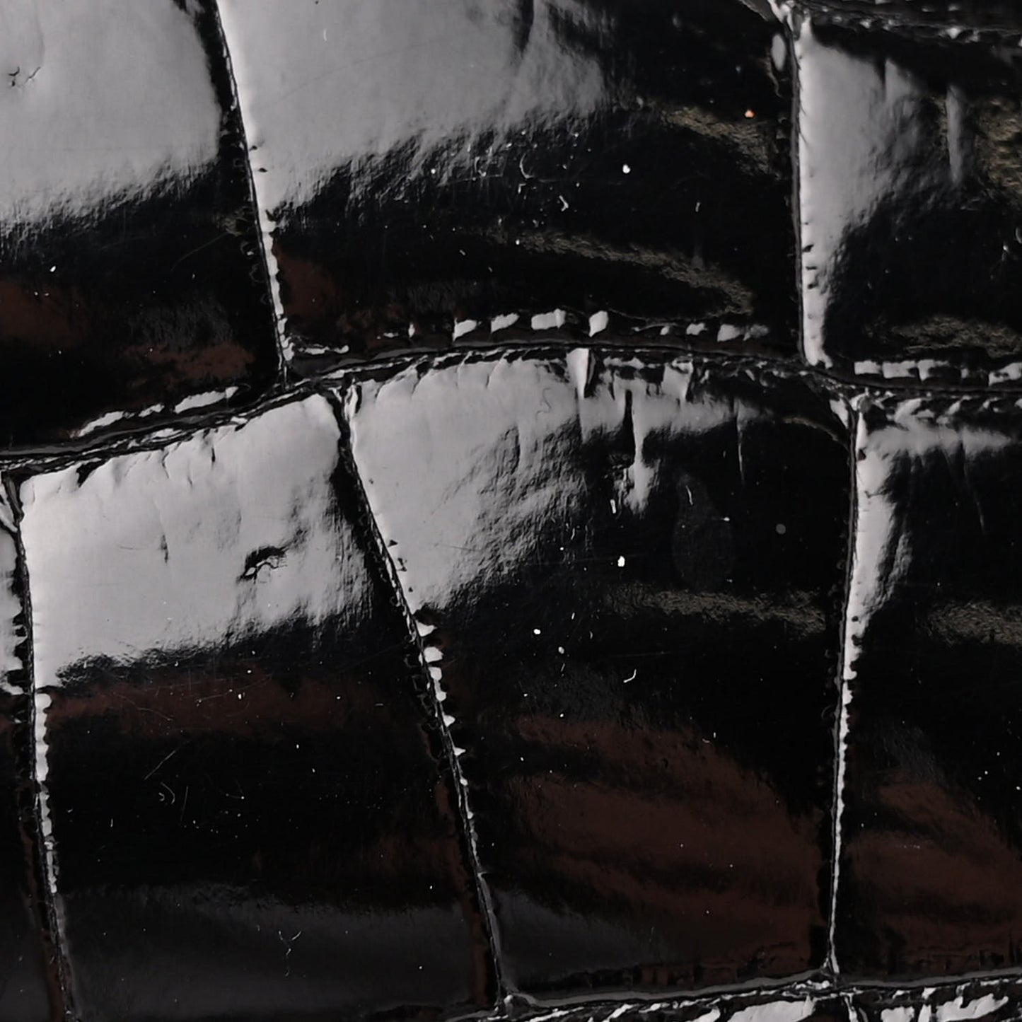 Shiny Porosus Crocodile Birkin 35 Black