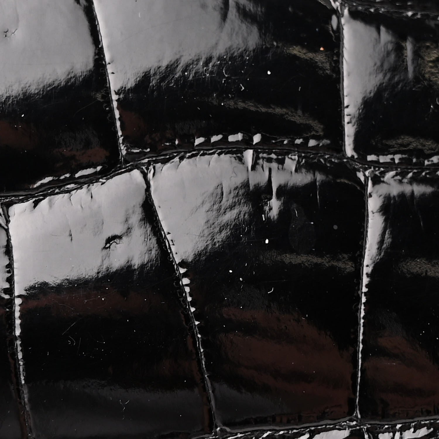 Hermes Shiny Porosus Crocodile Birkin 35 Black 12 of 17