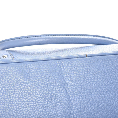 Burberry Calfskin Studded Buckle Tote Blue 13 of 14