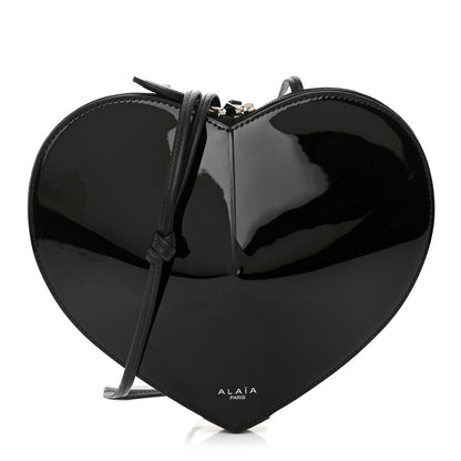 Alaia Patent Calfskin Le Coeur Bag Black 1 of 11