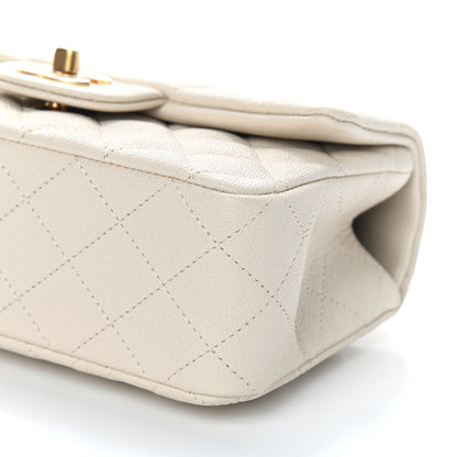 Chanel Caviar Quilted Mini Top Handle Rectangular Flap Beige 8 of 8