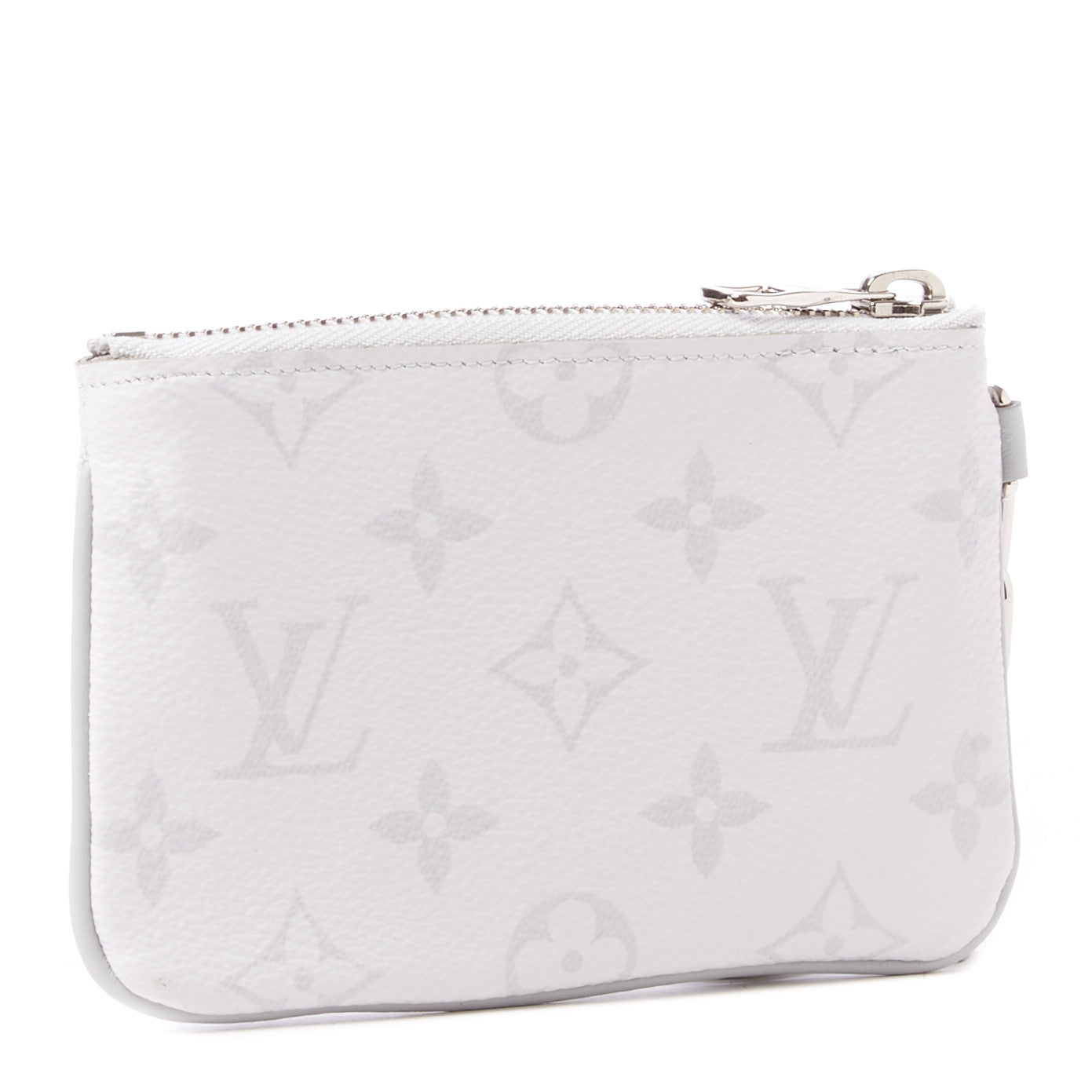 Louis Vuitton Monogram Logo Story Zipped Pouch PM White 2 of 7