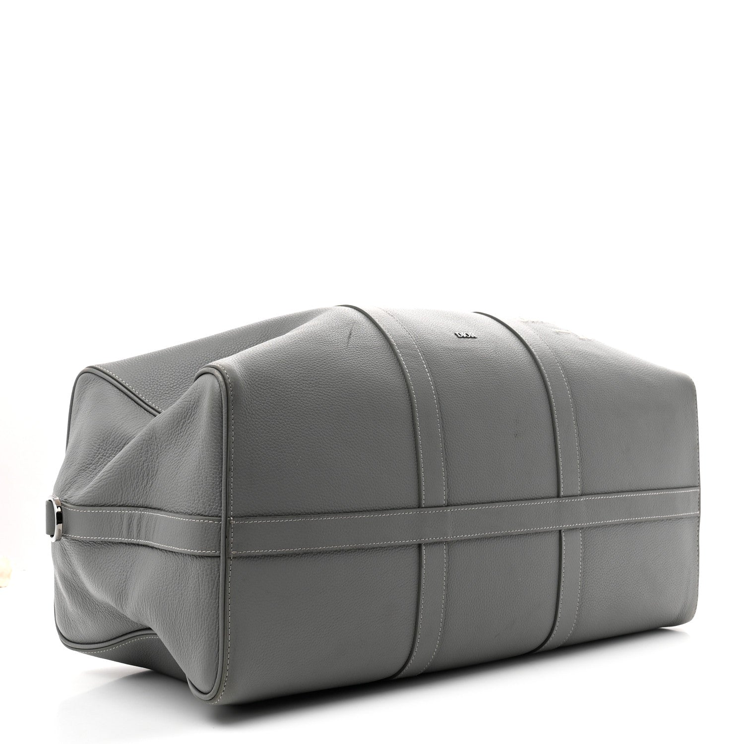 Christian Dior Calfskin Lingot 50 Bag Grey 3 of 10