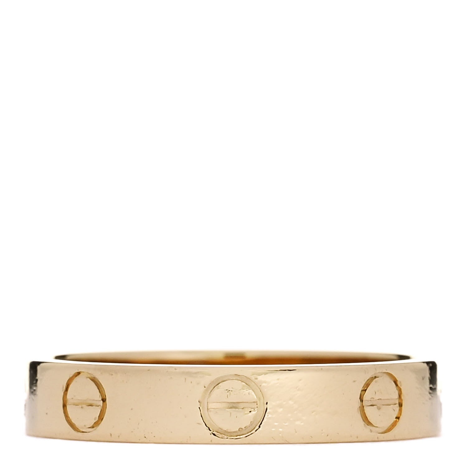 Cartier 18K Yellow Gold 3.5mm LOVE Wedding Band Ring 54 7 1 of 5