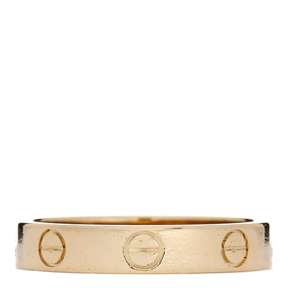 Cartier 18K Yellow Gold 3.5mm LOVE Wedding Band Ring 54 7 1 of 5