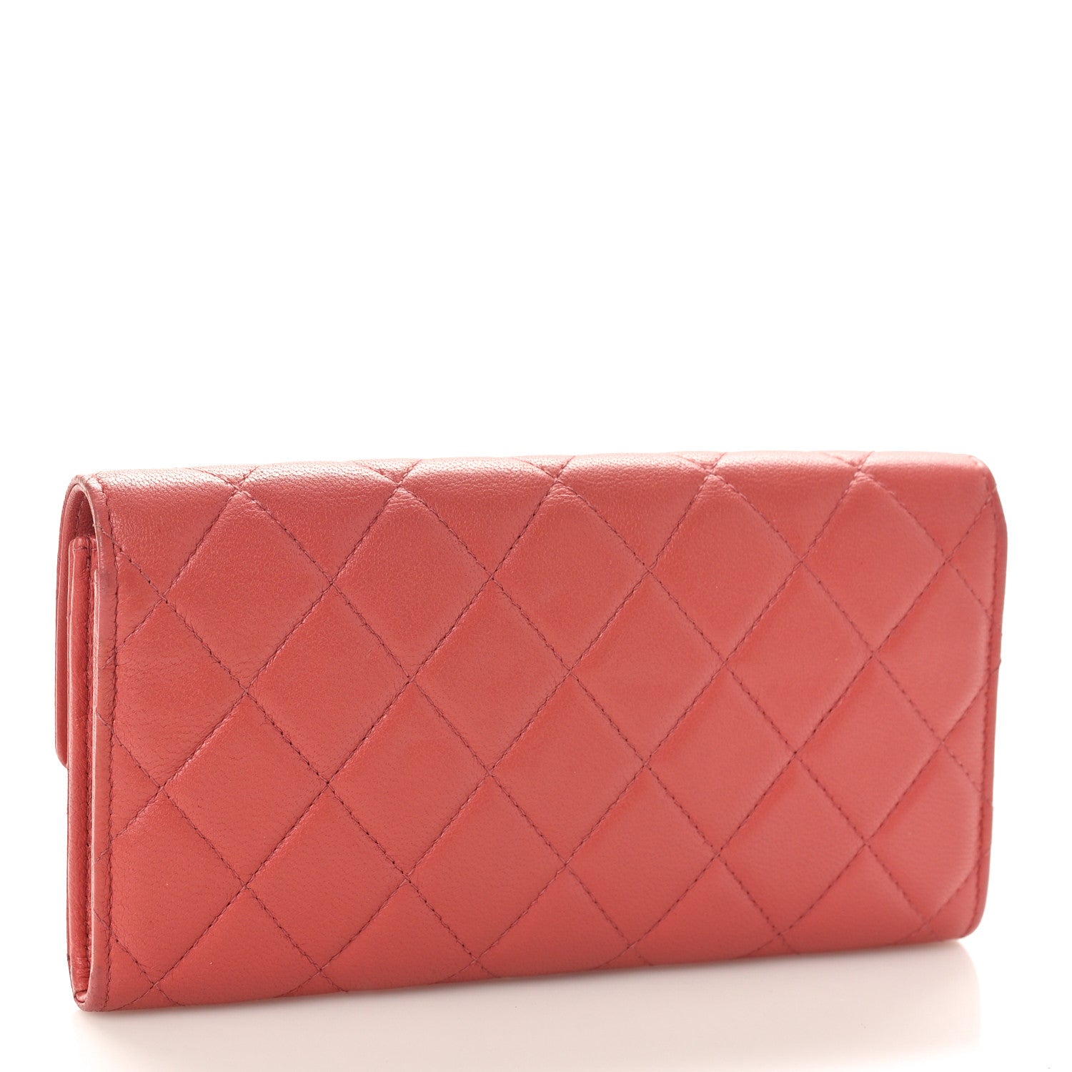 Chanel Lambskin Quilted Medium Chanel 19 Flap Wallet Pink 3 of 11
