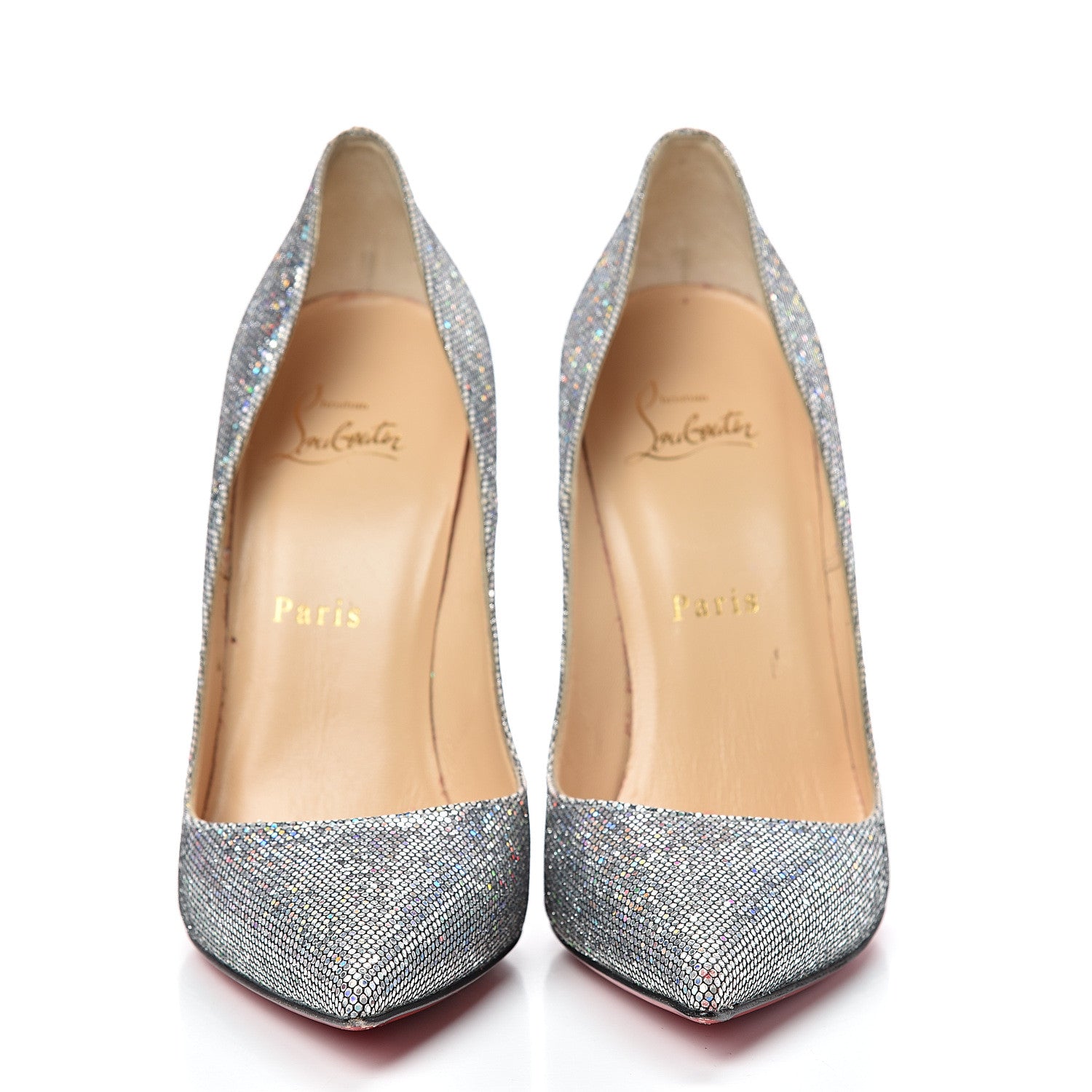 Christian Louboutin Glitter So Kate 120 Pumps 38 Disco Ball Multicolor 2 of 15