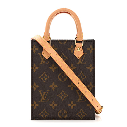 Louis Vuitton Monogram Petit Sac Plat 1 of 10