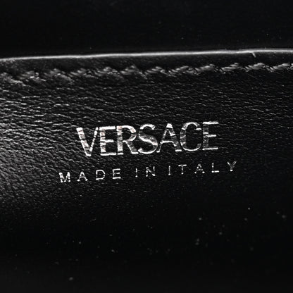 Versace Calfskin Spiked Small La Medusa Bag Black 6 of 9