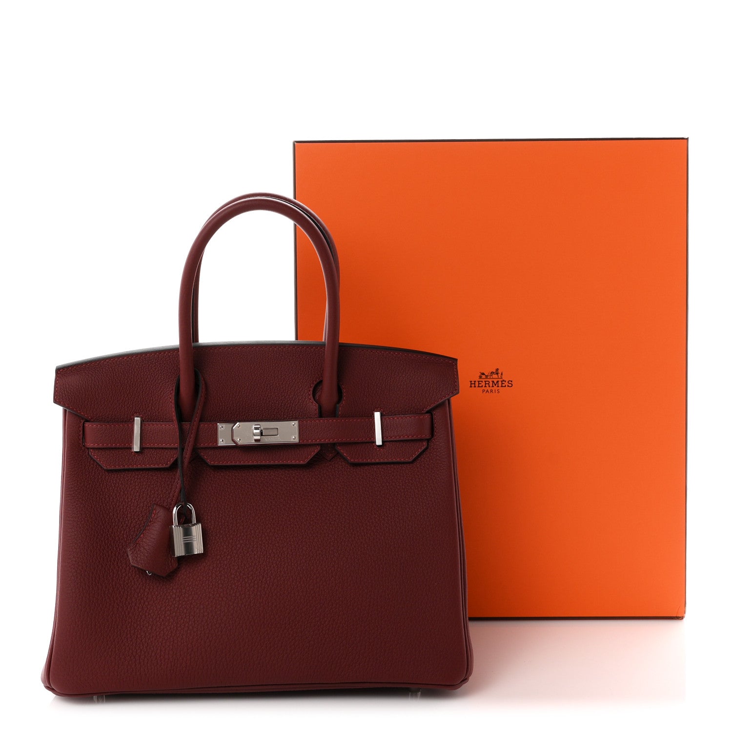 Hermes Togo Birkin 30 Rouge H 11 of 11
