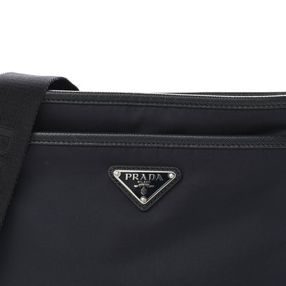 Prada Tessuto Nylon Saffiano Messenger Bag Baltico 11 of 16