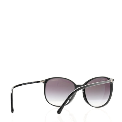 Chanel Acetate Round Sunglasses 5278 Black 4 of 8