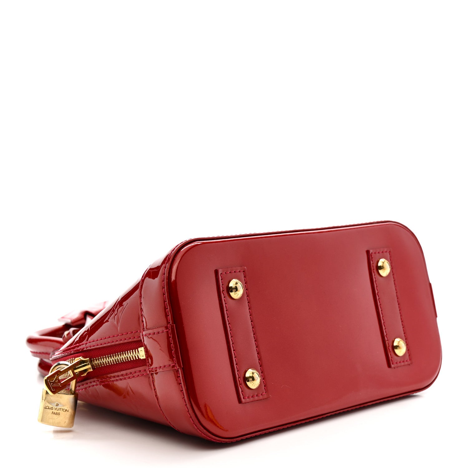 Louis Vuitton Vernis Alma BB Pomme D'Amour 4 of 15