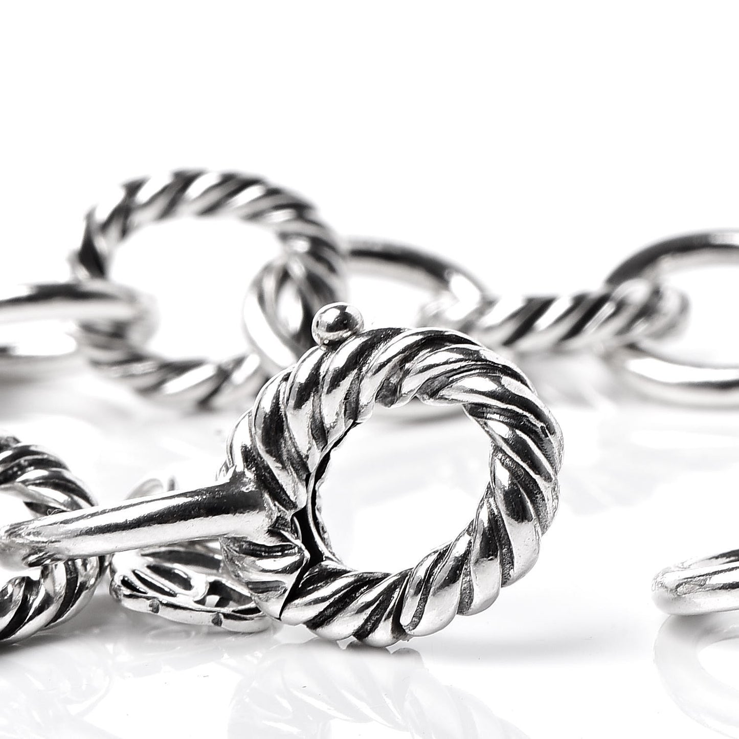 Sterling Silver 10mm Medium Oval Link Bracelet