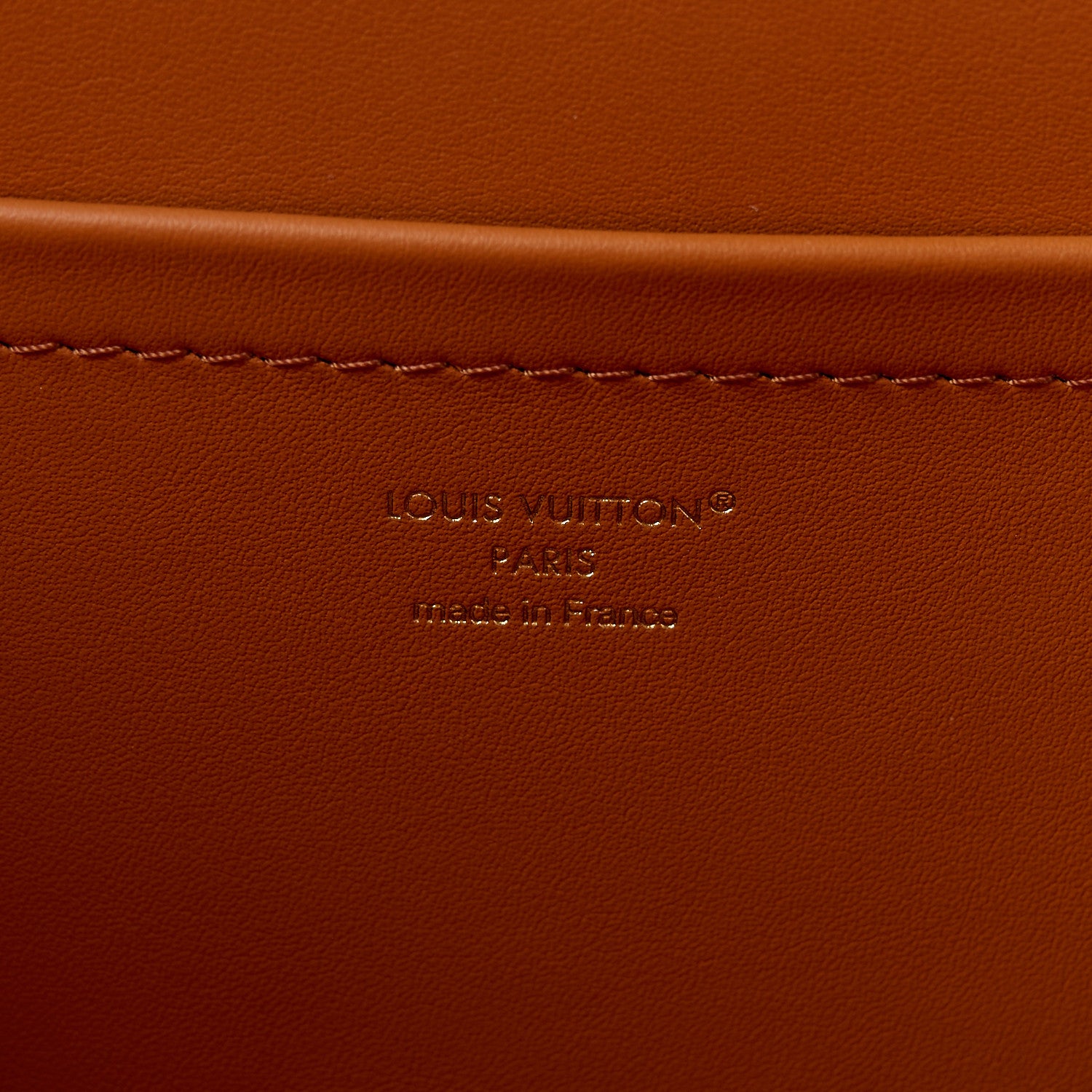 Louis Vuitton Calfskin Minigram Alma MM Soft Hazelnut 6 of 9