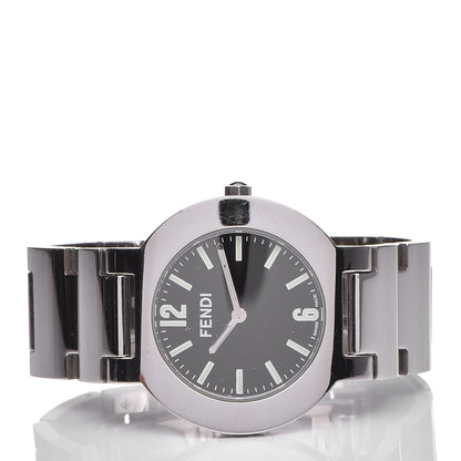 Fendi Stainless Steel 35mm Orologi Quartz Watch Black 3 of 9