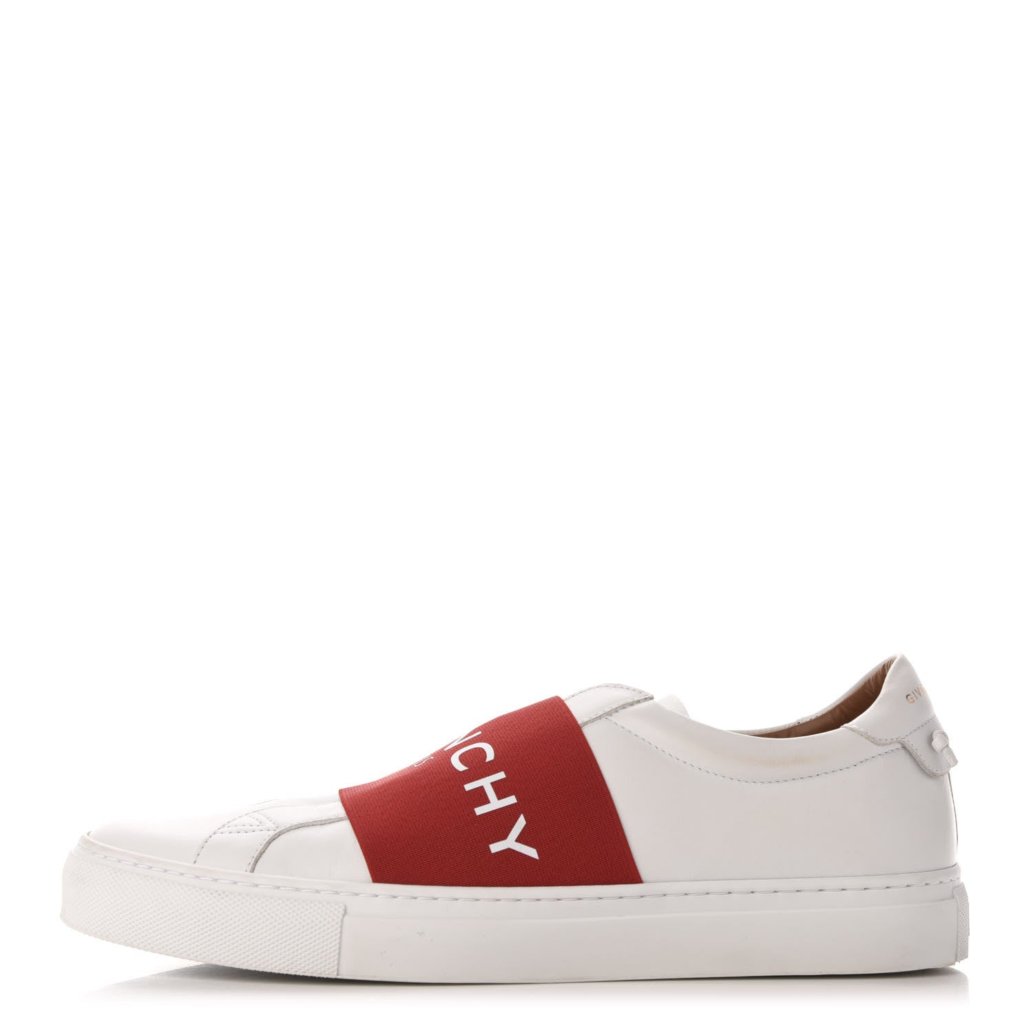 Givenchy Calfskin Band Logo Womens Urban Street Sneakers 42 White Red 1 of 8
