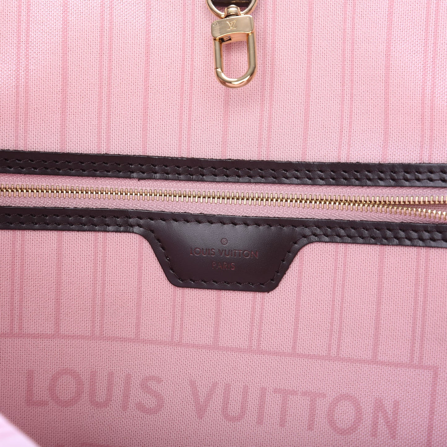 Damier Ebene Neo Neverfull MM Rose Ballerine