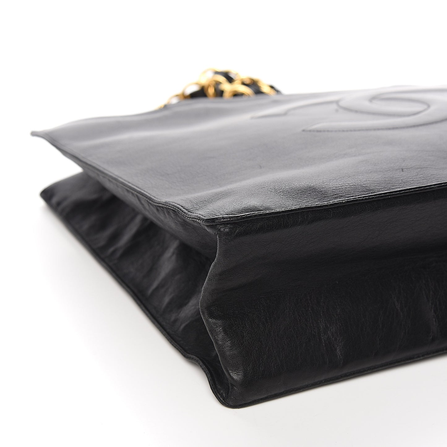 Lambskin CC Shoulder Bag Black