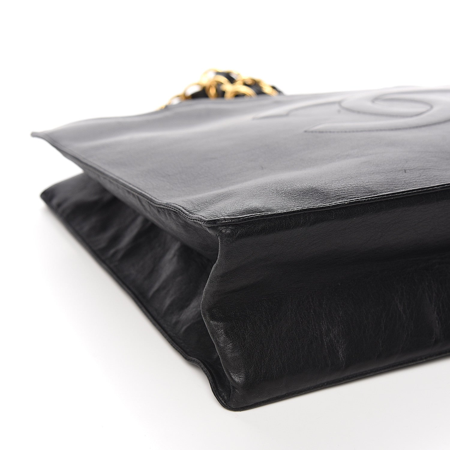 Chanel Lambskin CC Shoulder Bag Black 8 of 10