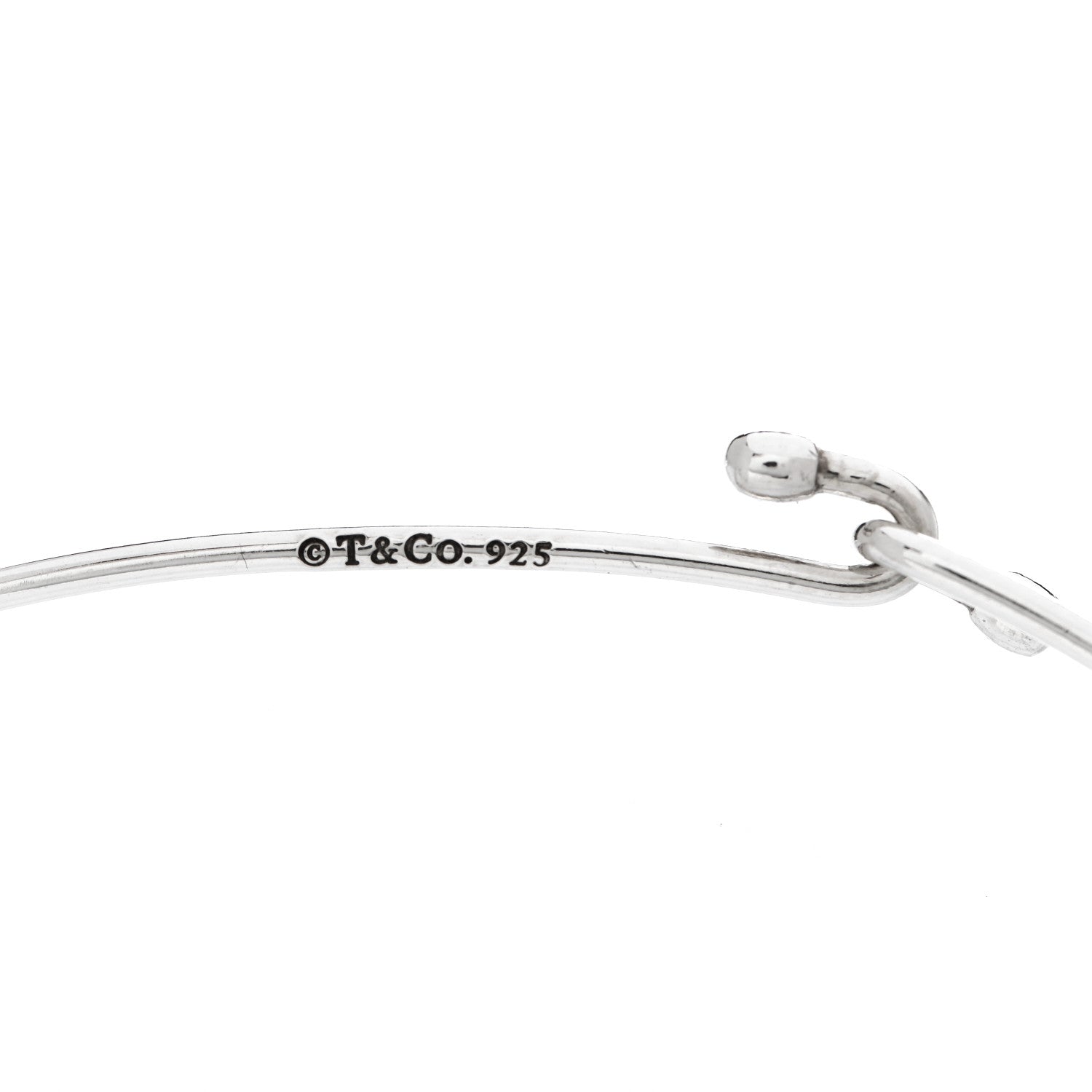 Tiffany Sterling Silver Wire Necklace 3 of 4
