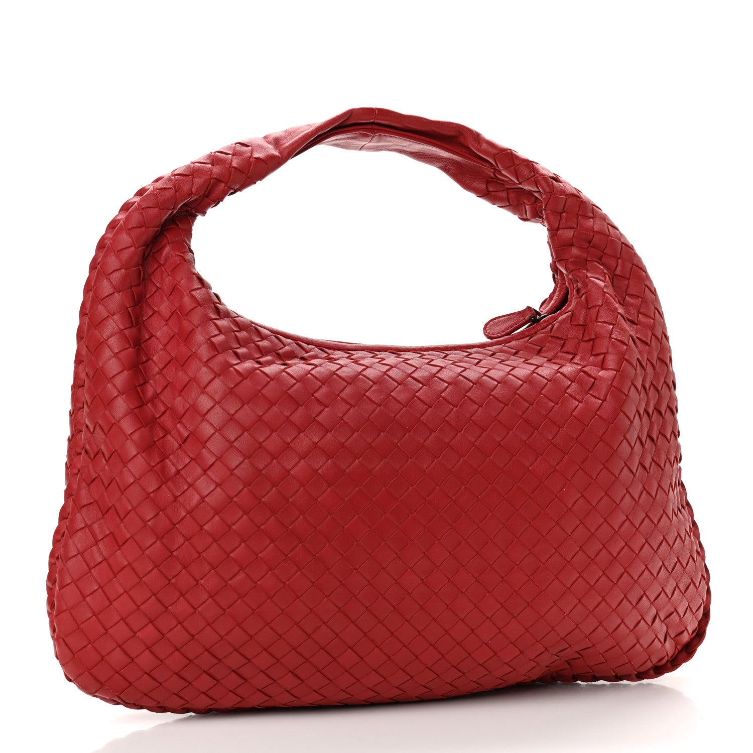 Bottega Veneta Nappa Intrecciato Medium Veneta Hobo Red 3 of 10