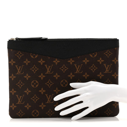 Louis Vuitton Monogram Daily Pouch Black 2 of 8